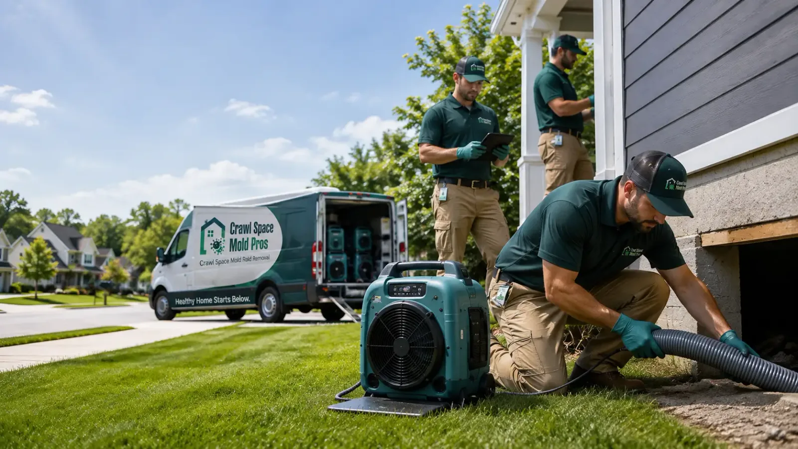 Crawl Space Mold Removal in Warbranch, KY
